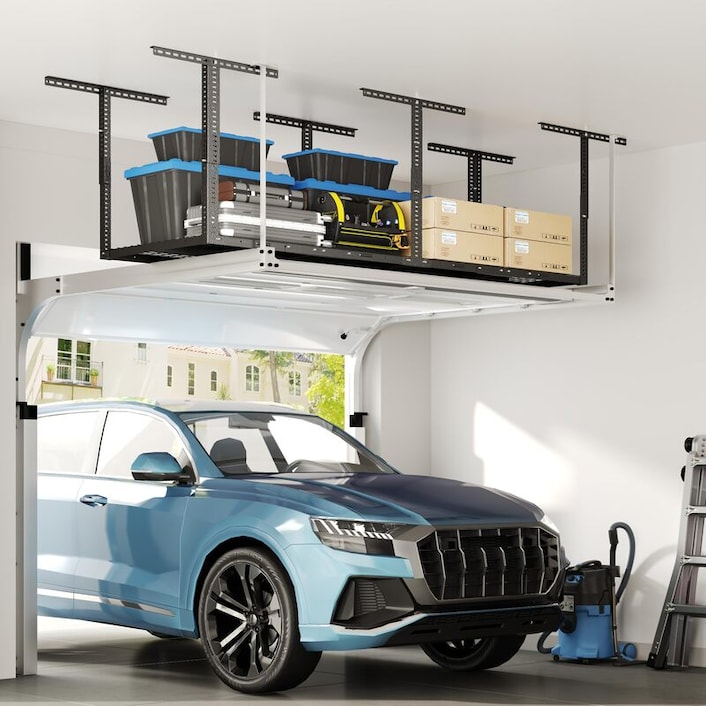 GR38 Classic 3' x 8' Overhead Garage Storage Rack | FLEXIMOUNTS